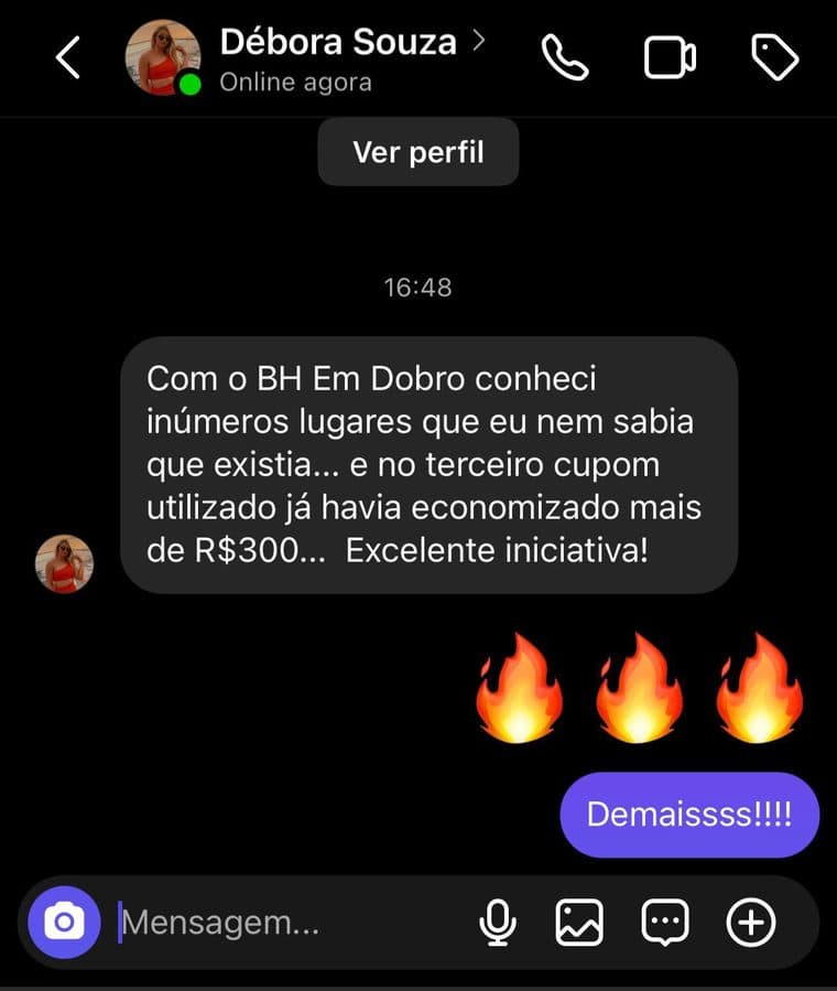 Depoimento de Débora Souza — Brasília em Dobro
